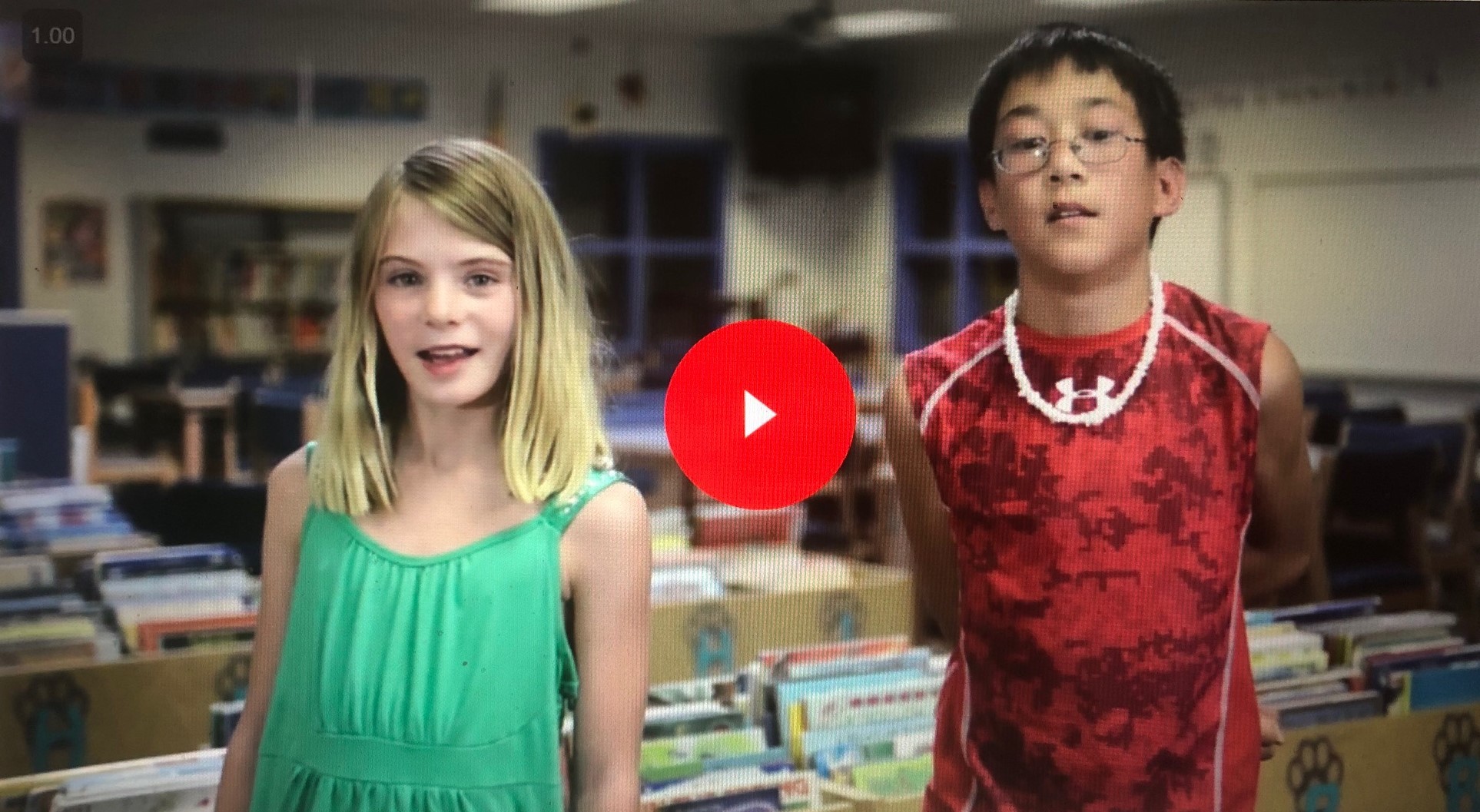 Elementary kids sharing